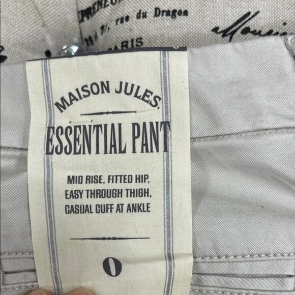 Maison Jules Slim Ankle Pants - Picture 11 of 16